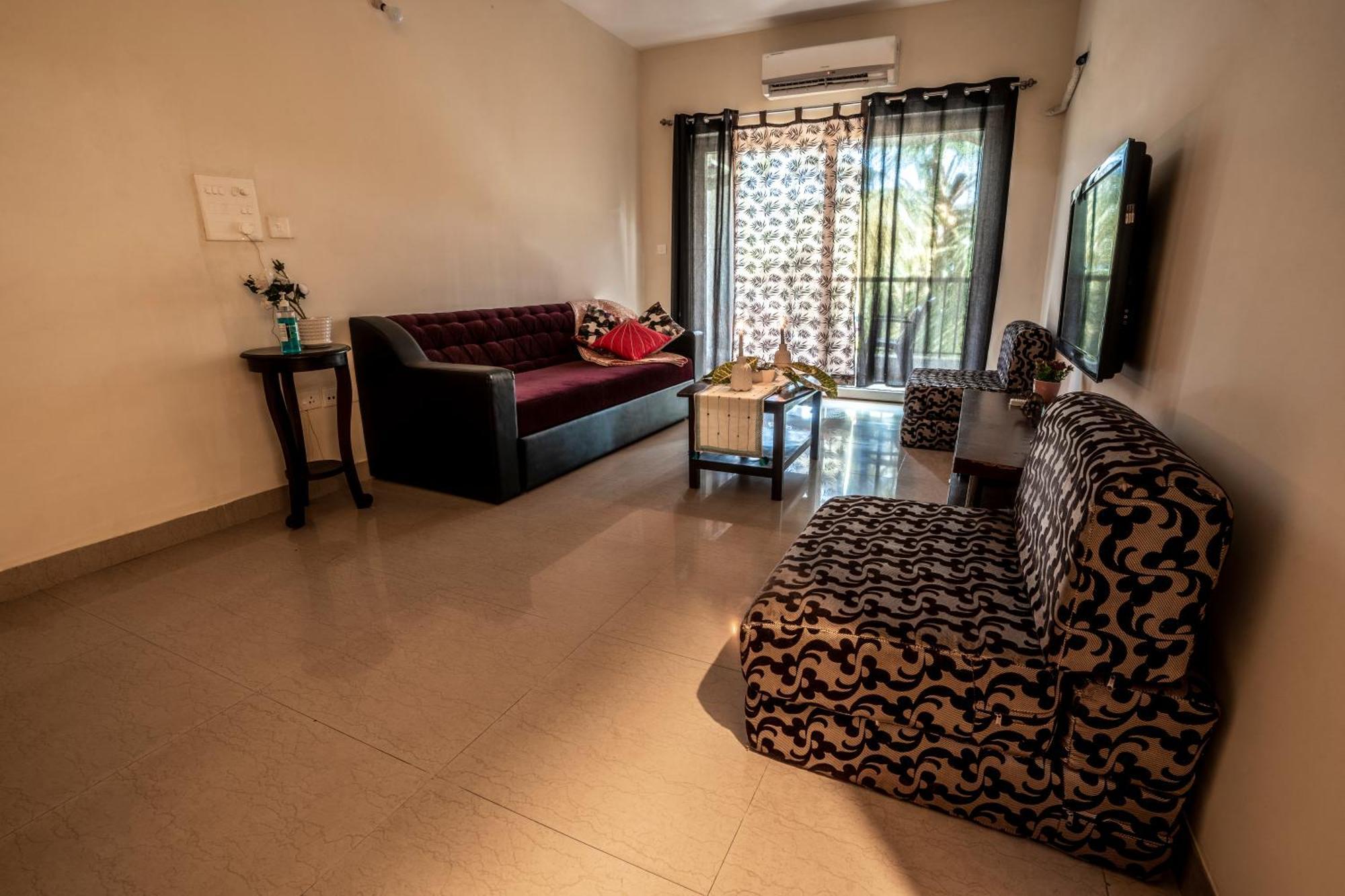 Goa Chillout Apartment - 1Bhk, Baga Luaran gambar