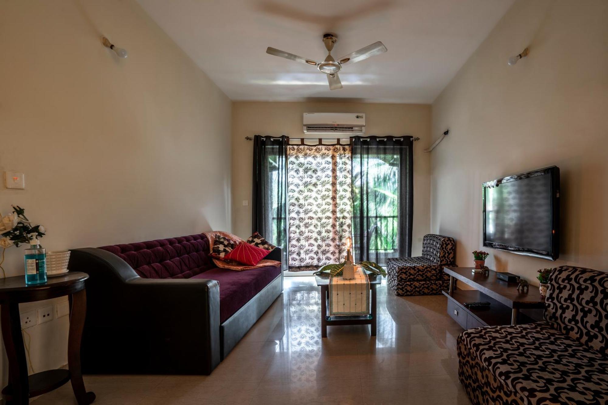 Goa Chillout Apartment - 1Bhk, Baga Luaran gambar